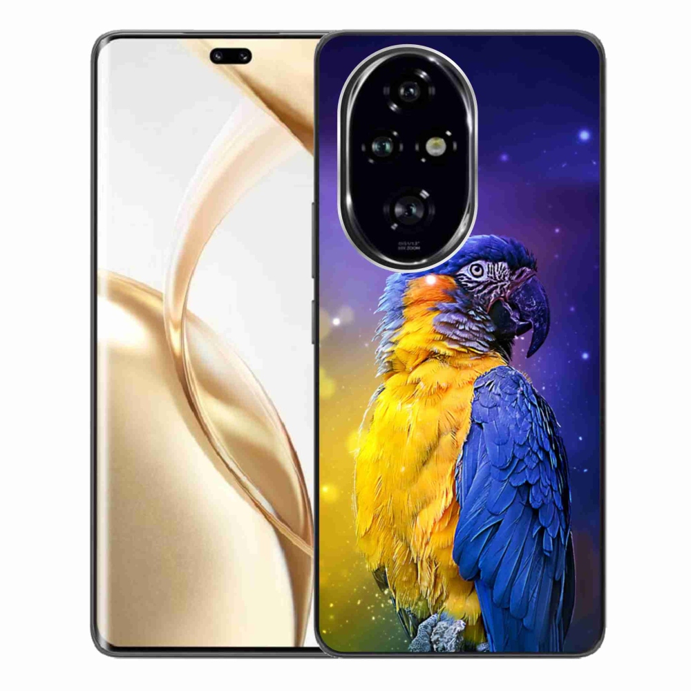 Gelový obal mmCase na Honor 200 Pro 5G - papoušek ara 1