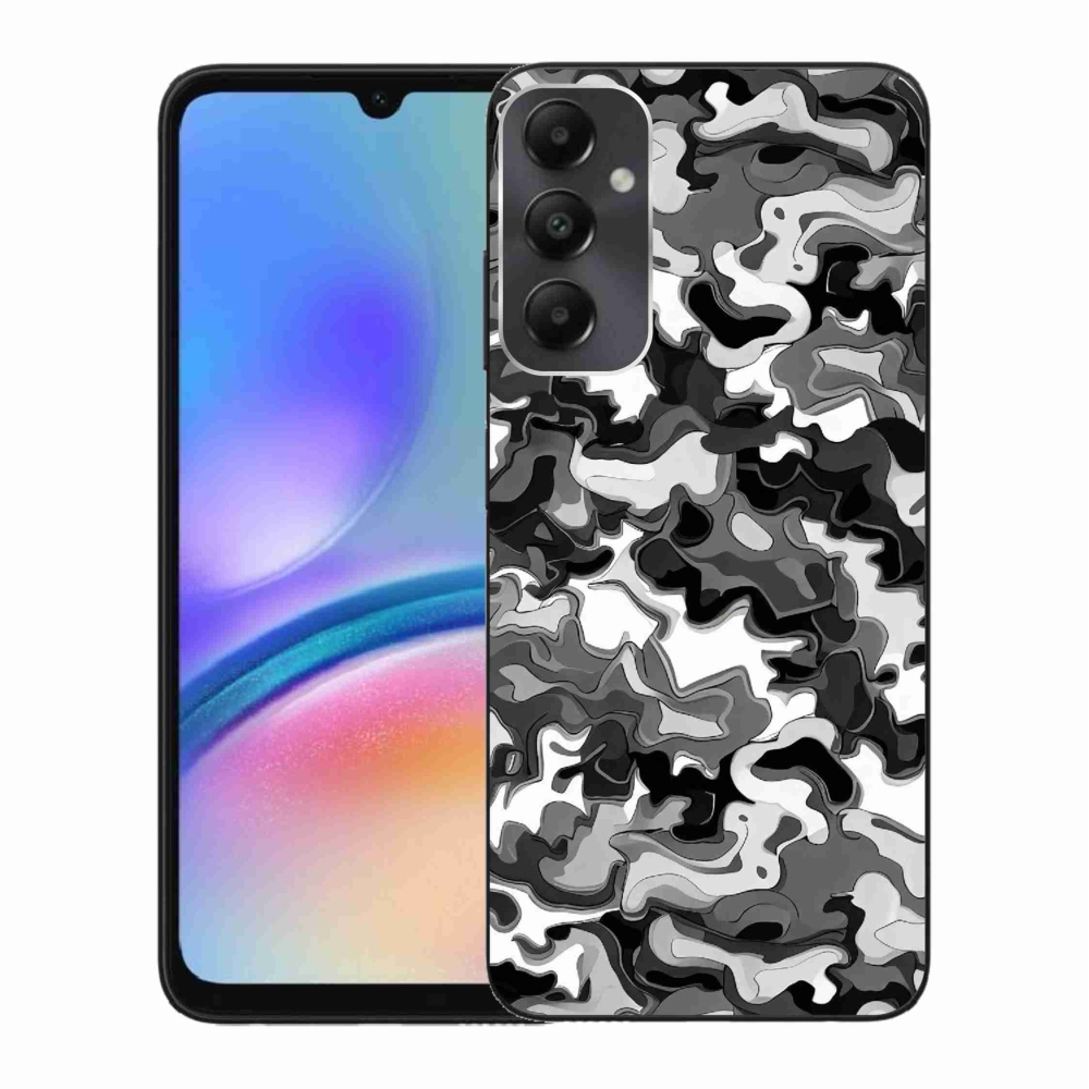 Gelový kryt mmCase na Samsung Galaxy A05s - maskáčový vzor 3