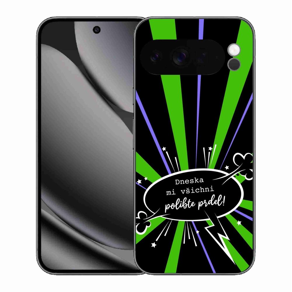 Gelový kryt mmCase na Google Pixel 10 Pro XL - vtipný text 15 černé pozadí