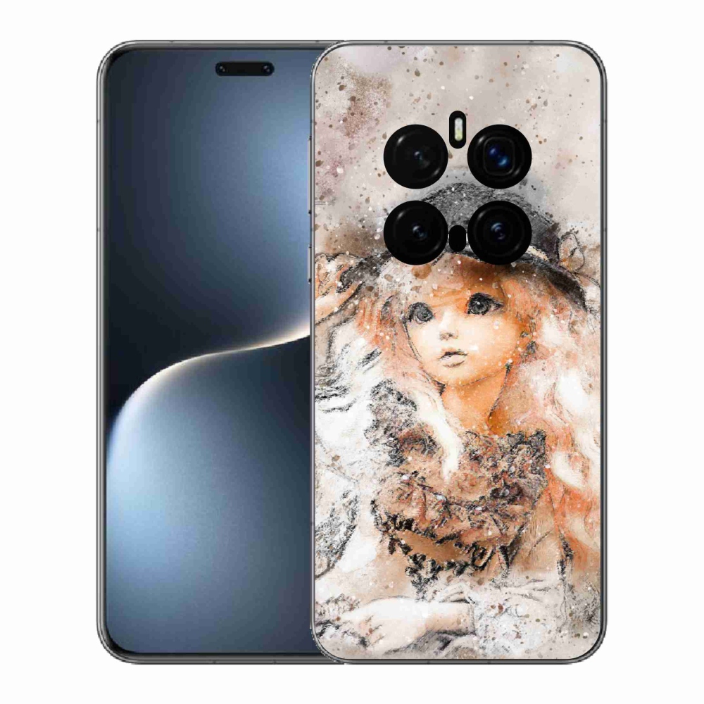 Gelový kryt mmCase na Honor Magic 7 Pro 5G - holčička s kloboukem