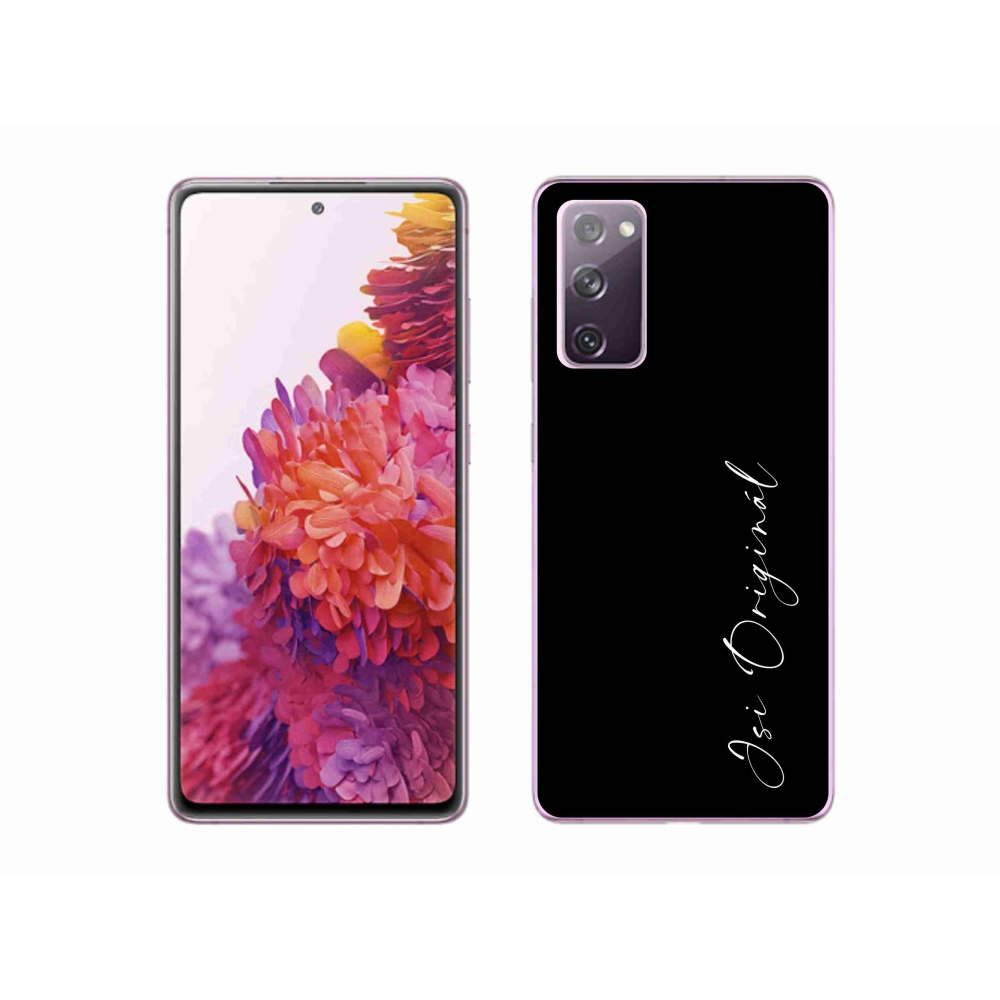 Gelový kryt mmCase na Samsung Galaxy S20 FE - jsi originál černé pozadí
