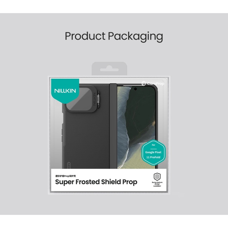 Nillkin Super Frosted Prop Magnetic Zadní Kryt pro Google Pixel 11 Pro Fold Black