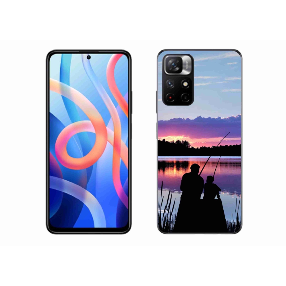 Gelový kryt mmCase na Xiaomi Redmi Note 11S 5G - rybaření 2