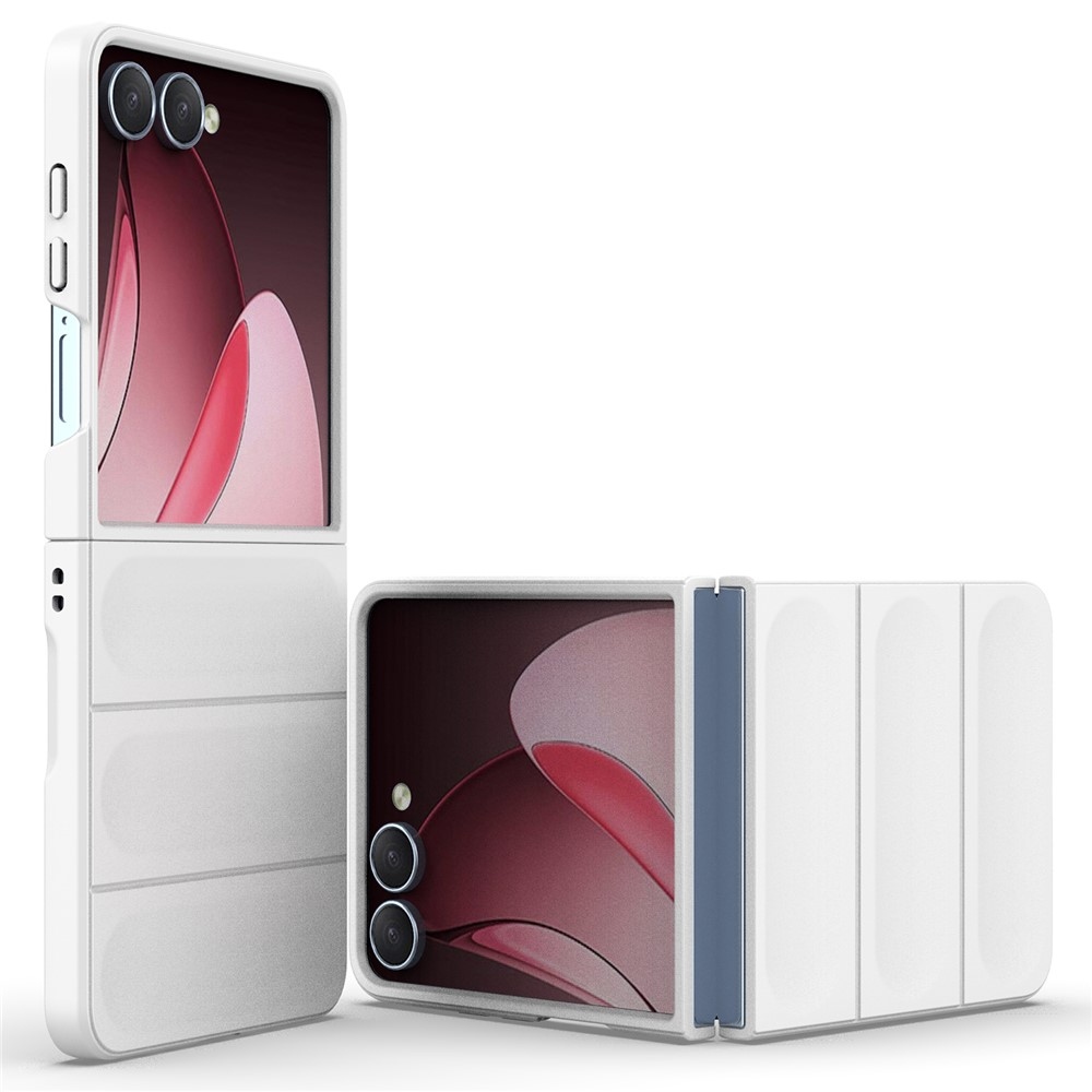 Rugg odolný gelový obal na Samsung Galaxy Z Flip7 5G - bílý