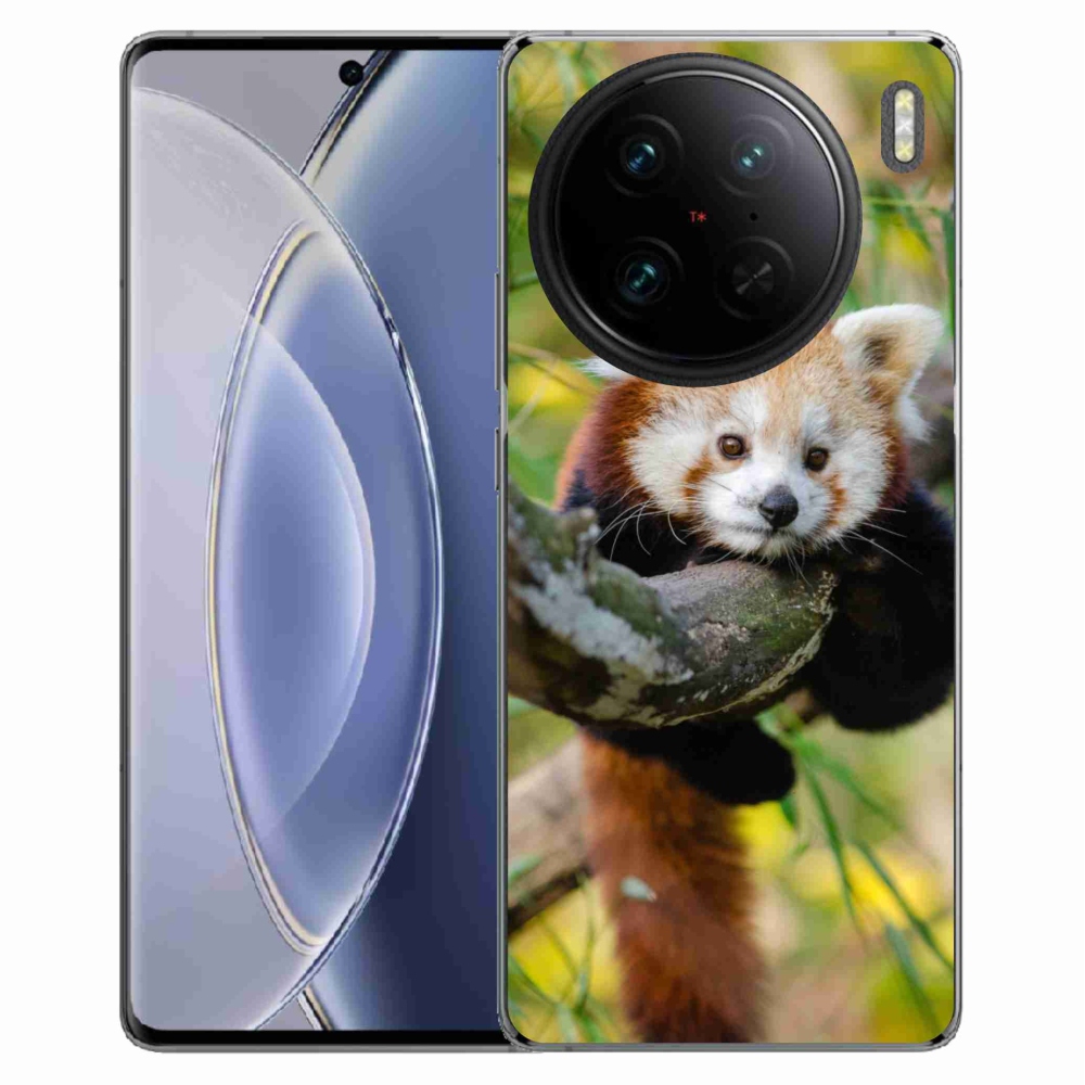 Gelový kryt mmCase na Vivo X90 Pro - panda červená