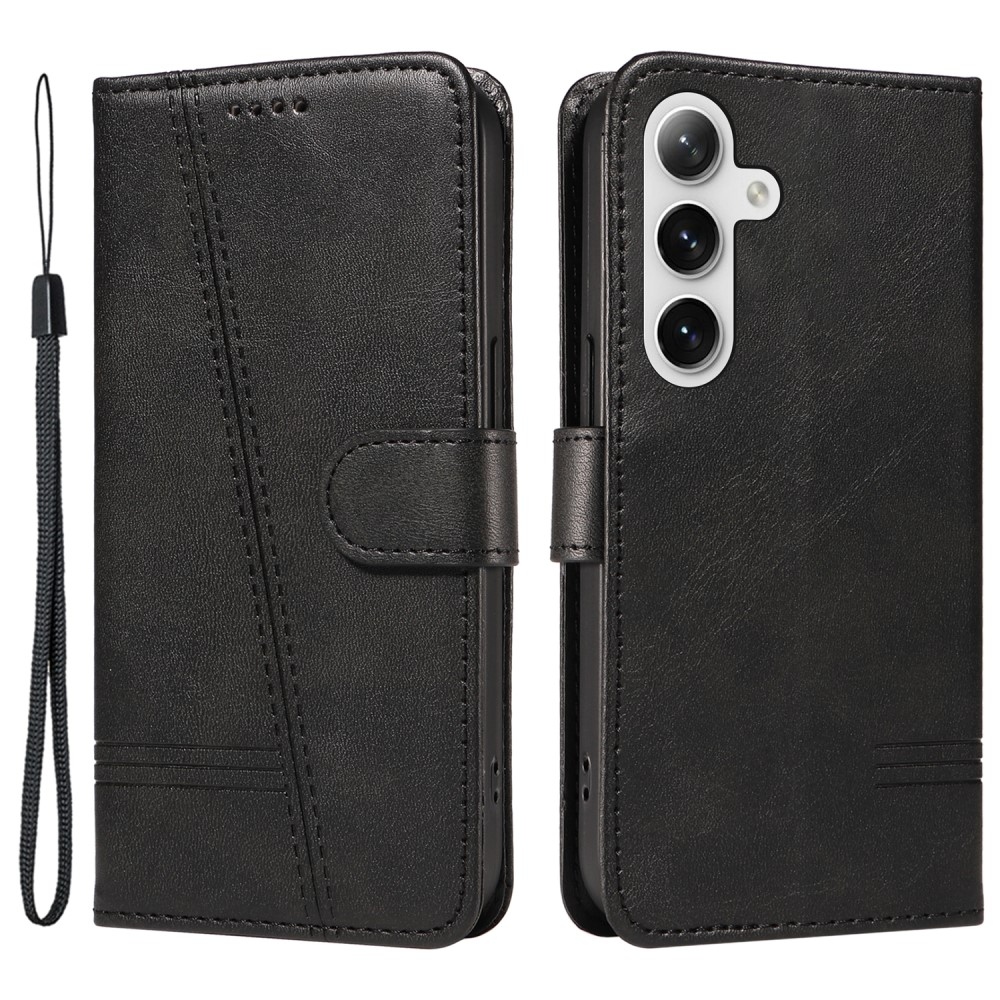 T-Shape knížkové pouzdro na Samsung Galaxy S24+/S25+ - černé