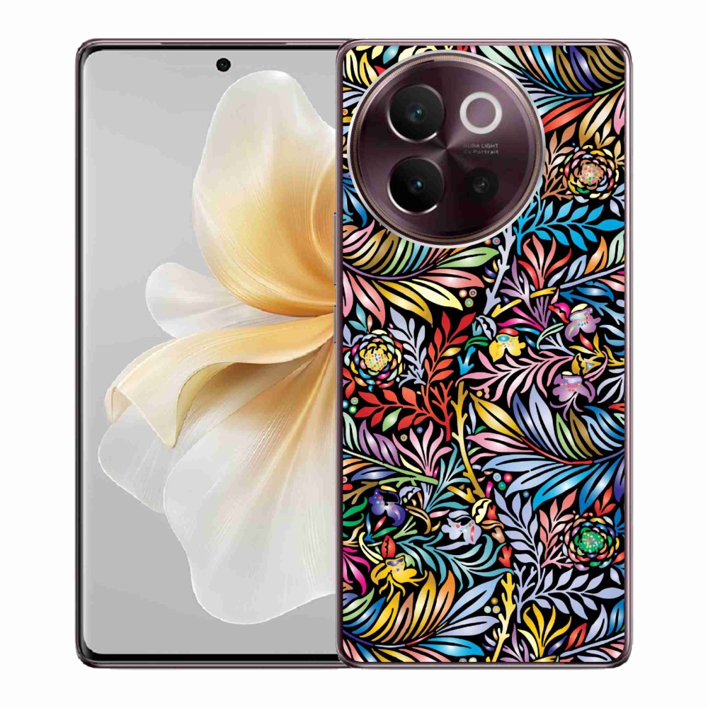 Gelový kryt mmCase na Vivo V40 Lite 5G - květiny 5