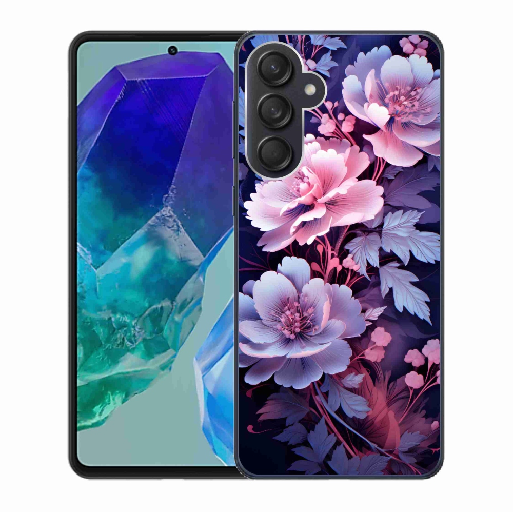 Gelový kryt mmCase na Samsung Galaxy M55 5G - květiny 11