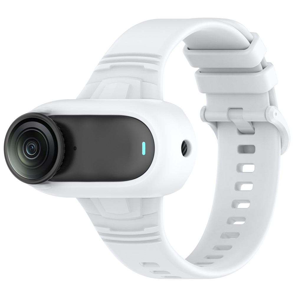 Silikonový rám s náramkem pro Insta360 GO 3 / GO 3S / GO 2 - bílý
