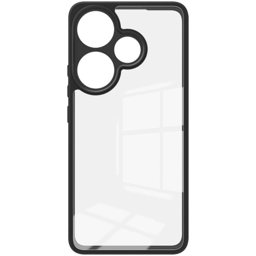 IMK gelový obal s pevnými zády na Xiaomi Poco F6 - černý