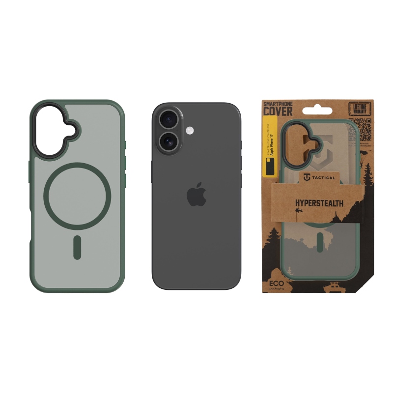 Tactical MagForce Hyperstealth Kryt pro iPhone 17 Forest Green