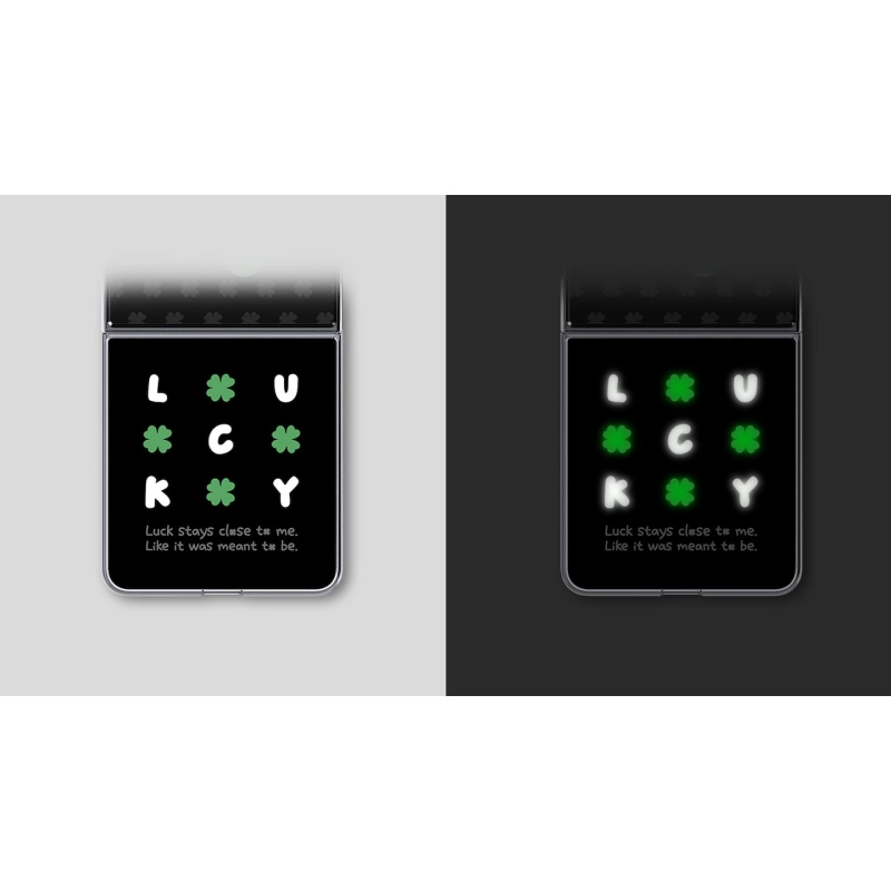 GP-FFF776CUC Samsung FlipSuit Lucky Clover Kryt pro Galaxy Z Flip 8