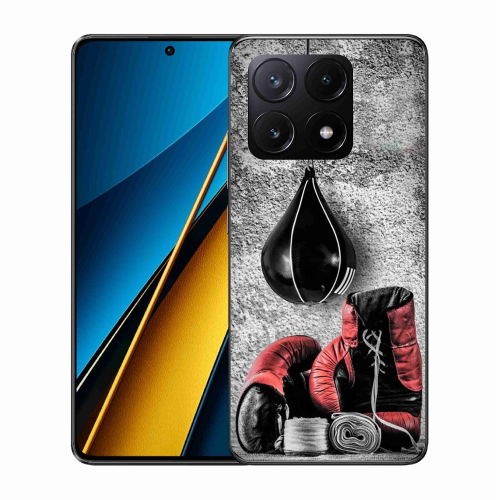 Gelový kryt mmCase na Xiaomi Poco X6 Pro 5G - boxovací pytel a rukavice