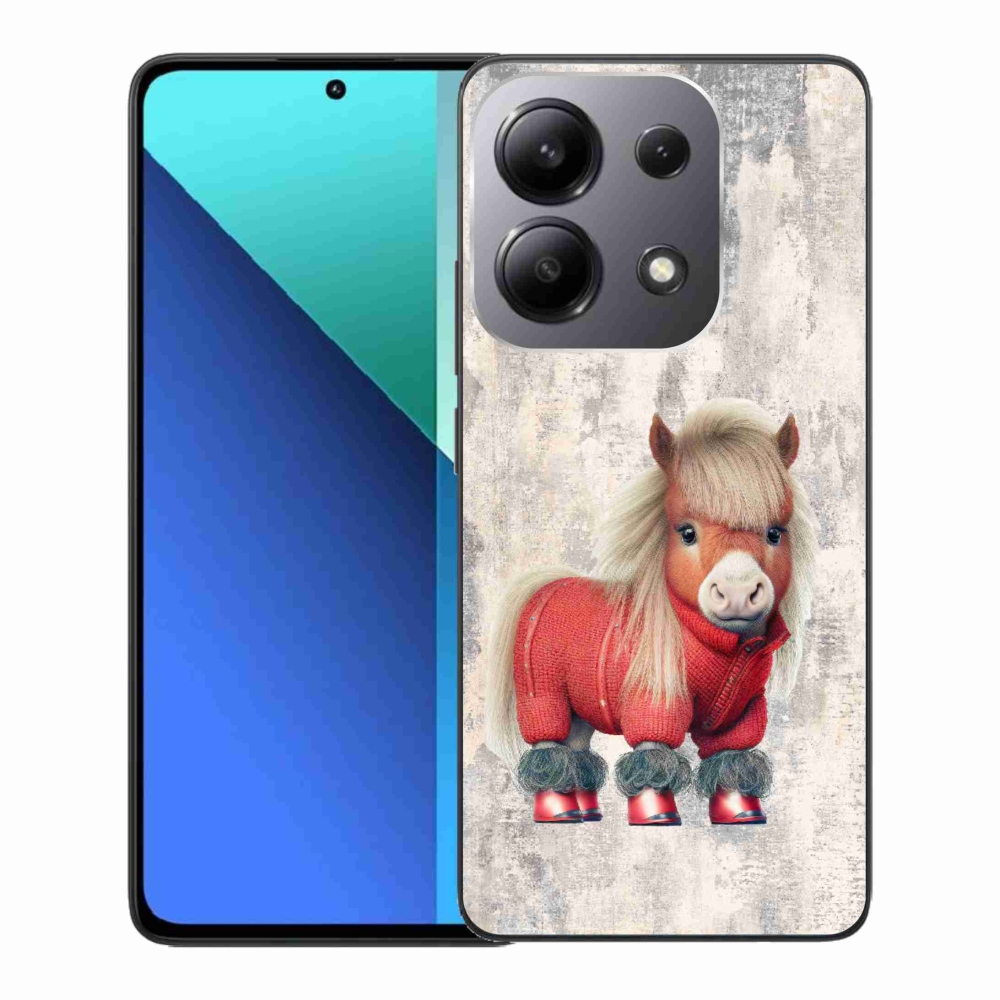 Gelový kryt mmCase na Xiaomi Redmi Note 13 - poník ve svetru