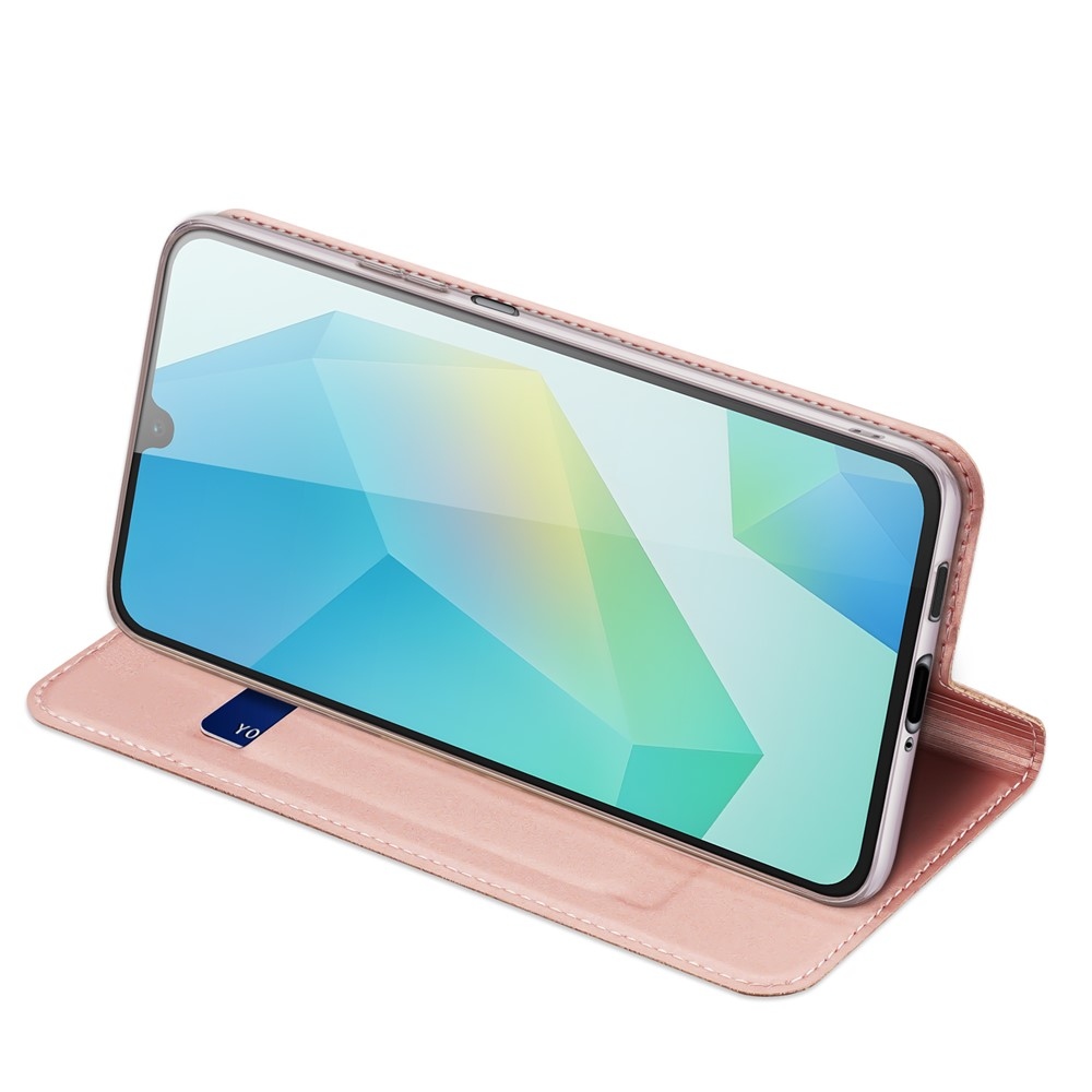 DUX knížkové pouzdro na Samsung Galaxy A17 5G - růžovozlaté