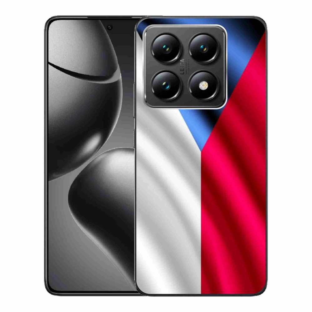 Gelový kryt mmCase na Xiaomi 14T - česká vlajka
