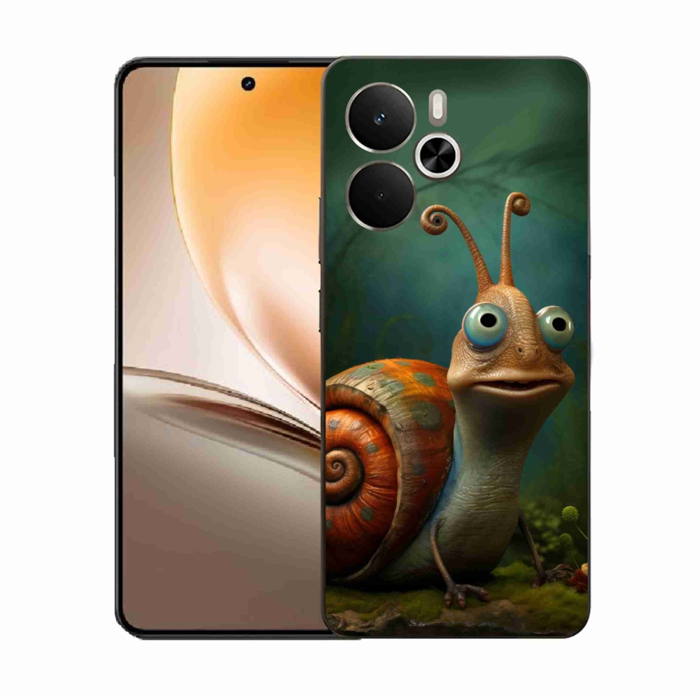 Gelový kryt mmCase na Realme 14 5G - šnek