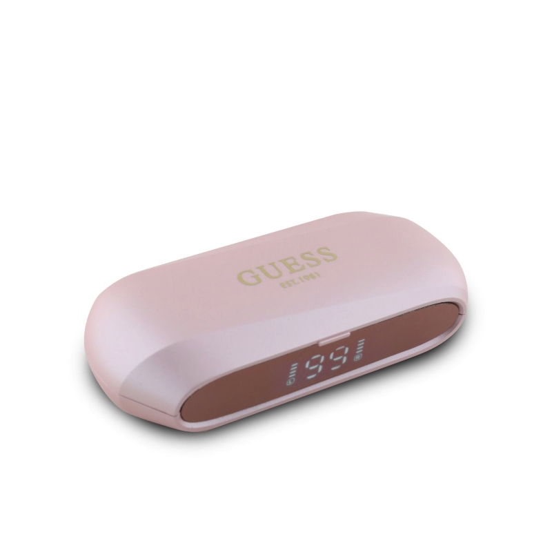 Guess Elongated Metallic ENC TWS Bezdrátová Sluchátka Pink