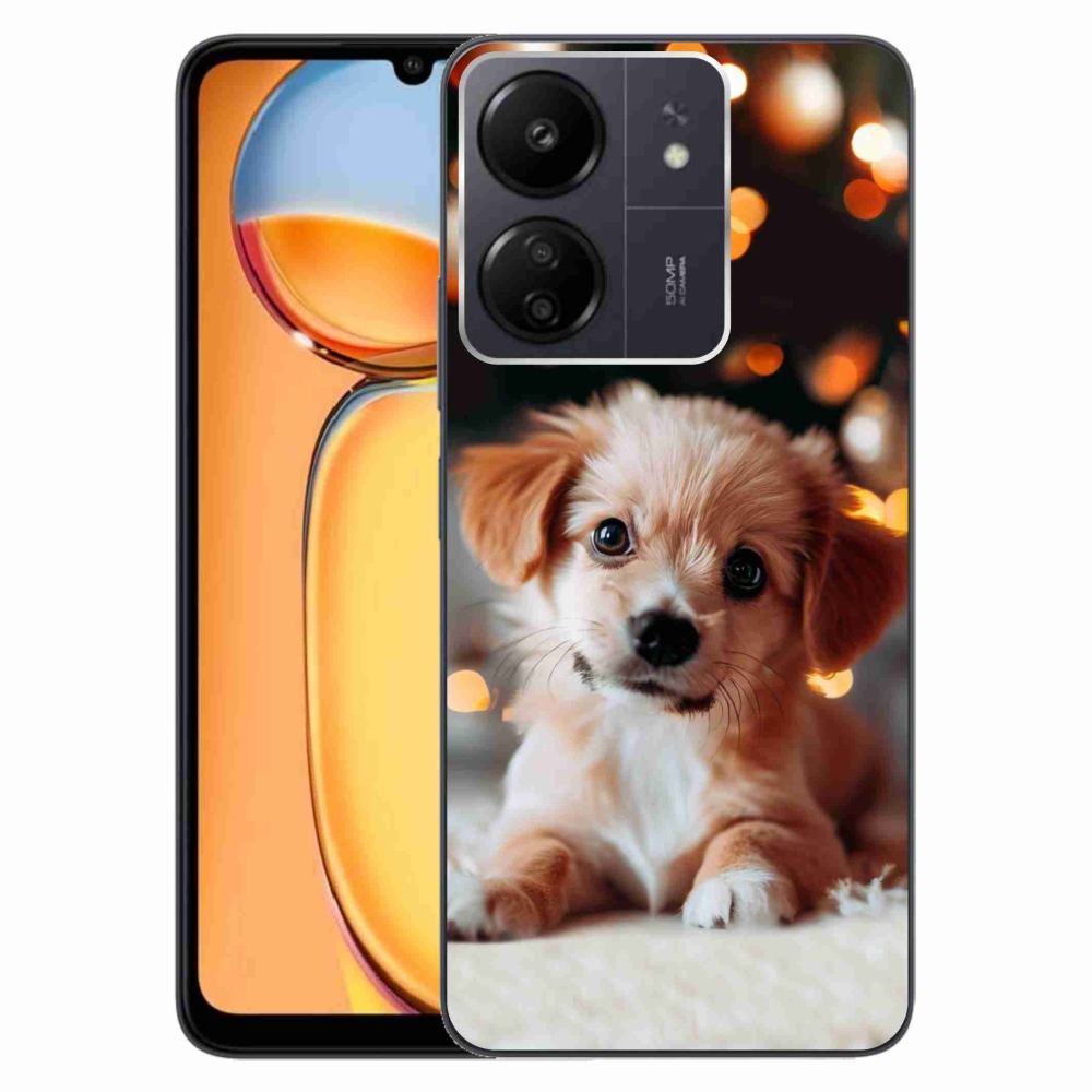 Gelový kryt mmCase na Xiaomi Poco C65/Redmi 13C - štěňátko