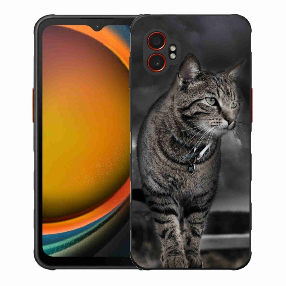 Gelový kryt mmCase na Samsung Galaxy Xcover 7 Pro - kočka