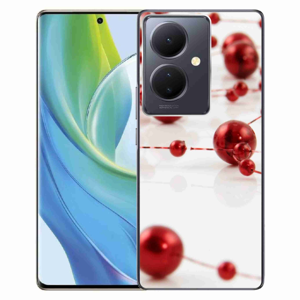 Gelový kryt mmCase na Vivo V29 Lite 5G - vánoční řetěz