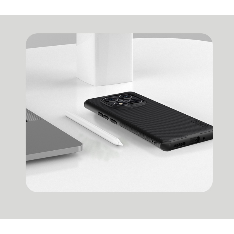 Nillkin Super Frosted PRO Magnetic Zadní Kryt pro Xiaomi Redmi Note 14 Pro 5G/Poco X7 5G Black