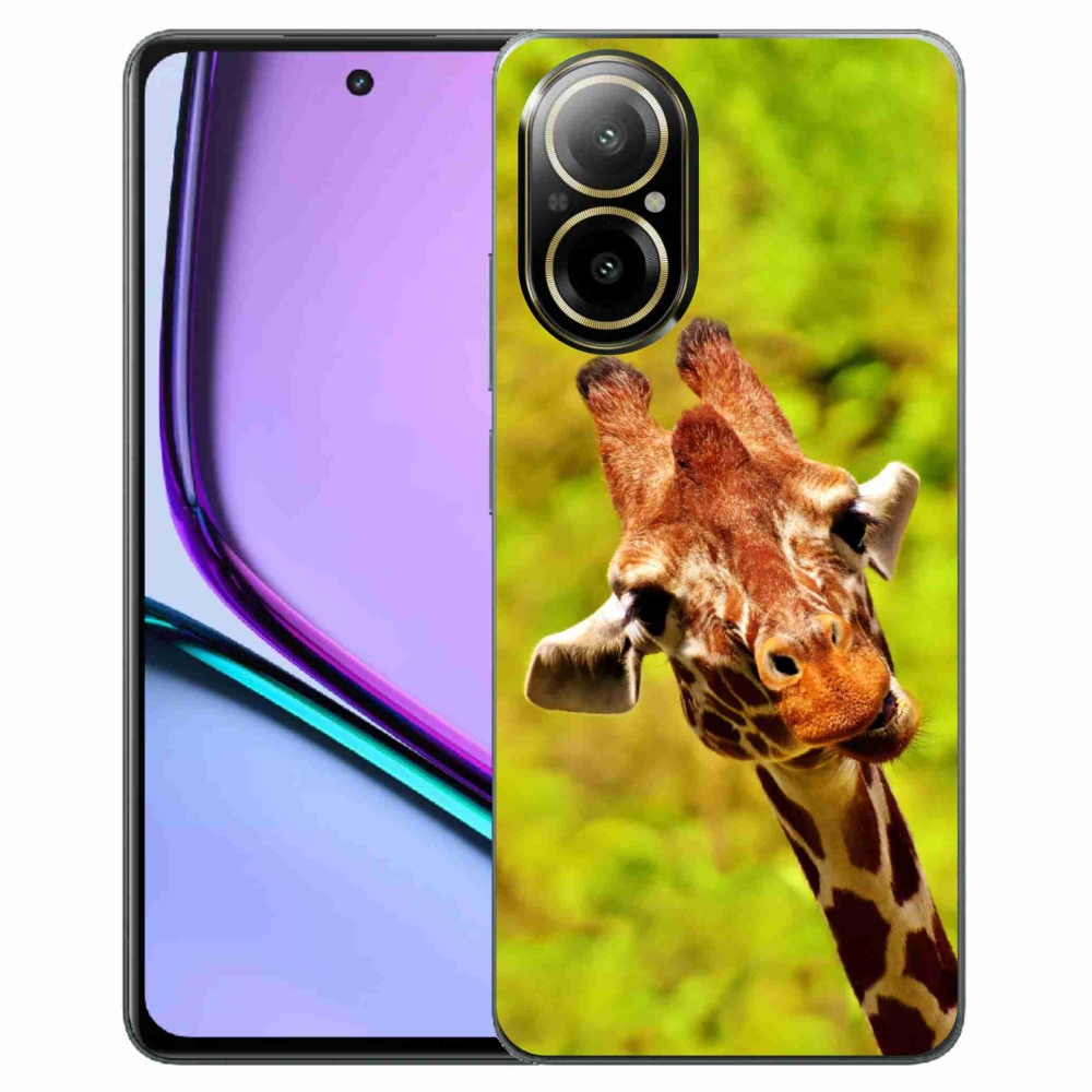 Gelový kryt mmCase na Realme C67 - žirafa
