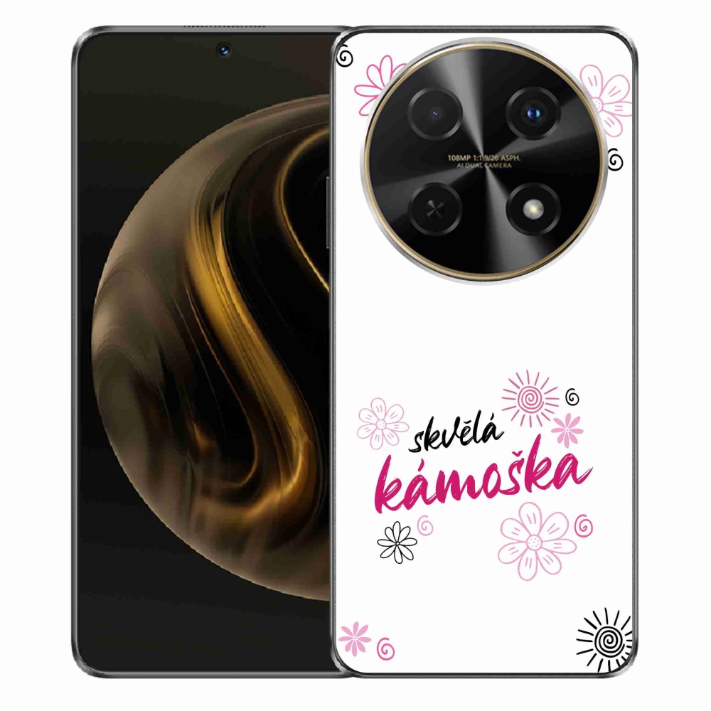 Gelový kryt mmCase na Huawei Nova 12i - skvělá kámoška bílé pozadí