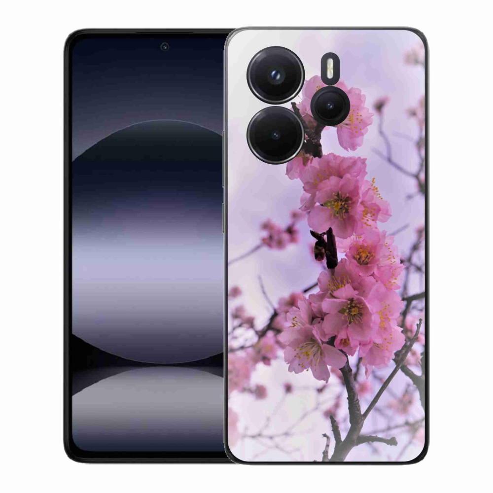 Gelový kryt mmCase na Xiaomi Redmi Note 14 - květiny 7