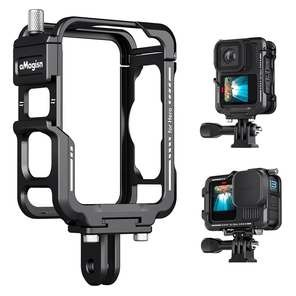 Kovový ochranný rám AMAGISN pro GoPro Hero 13/12/11/10/9