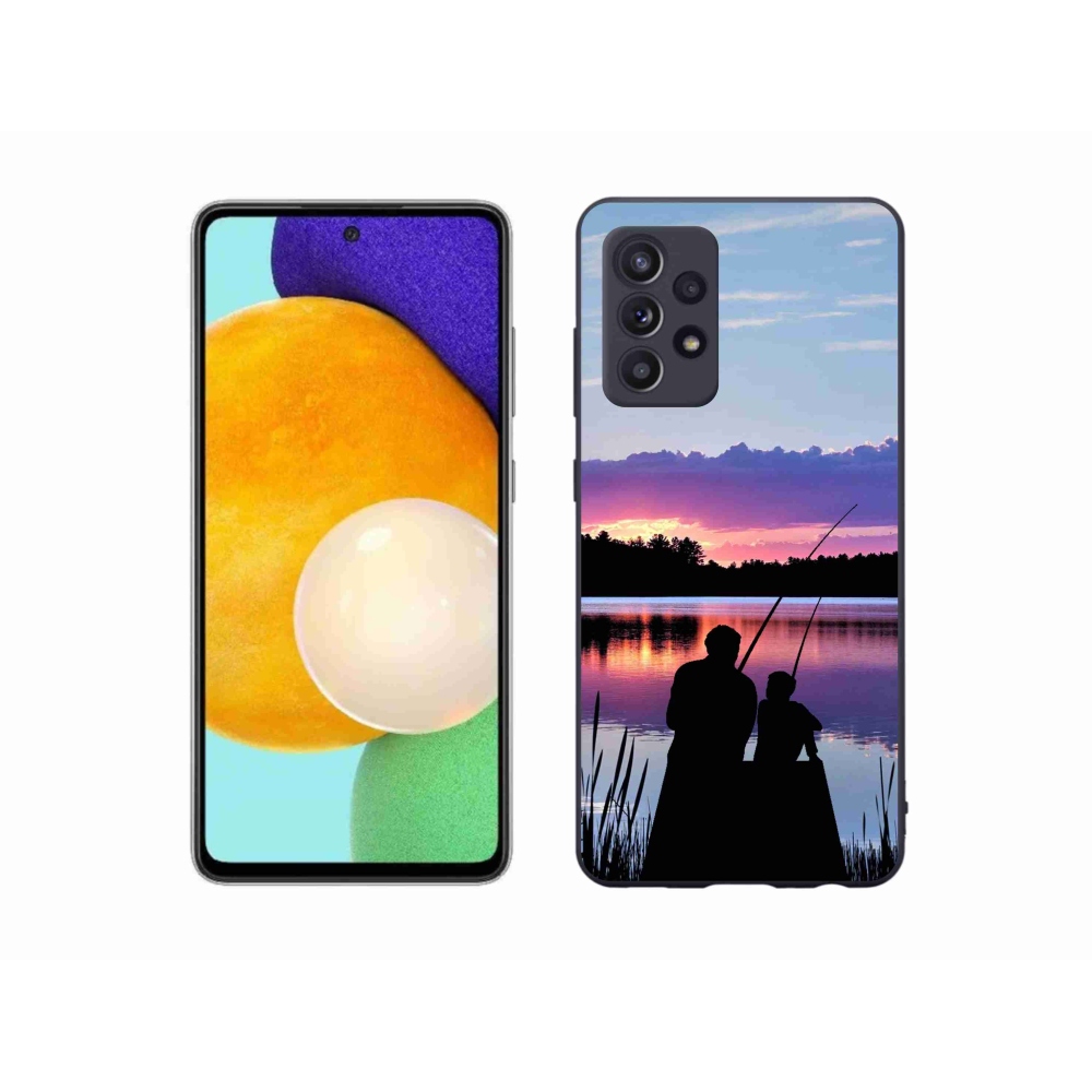 Gelový kryt mmCase na Samsung Galaxy A52s 5G - rybaření 2