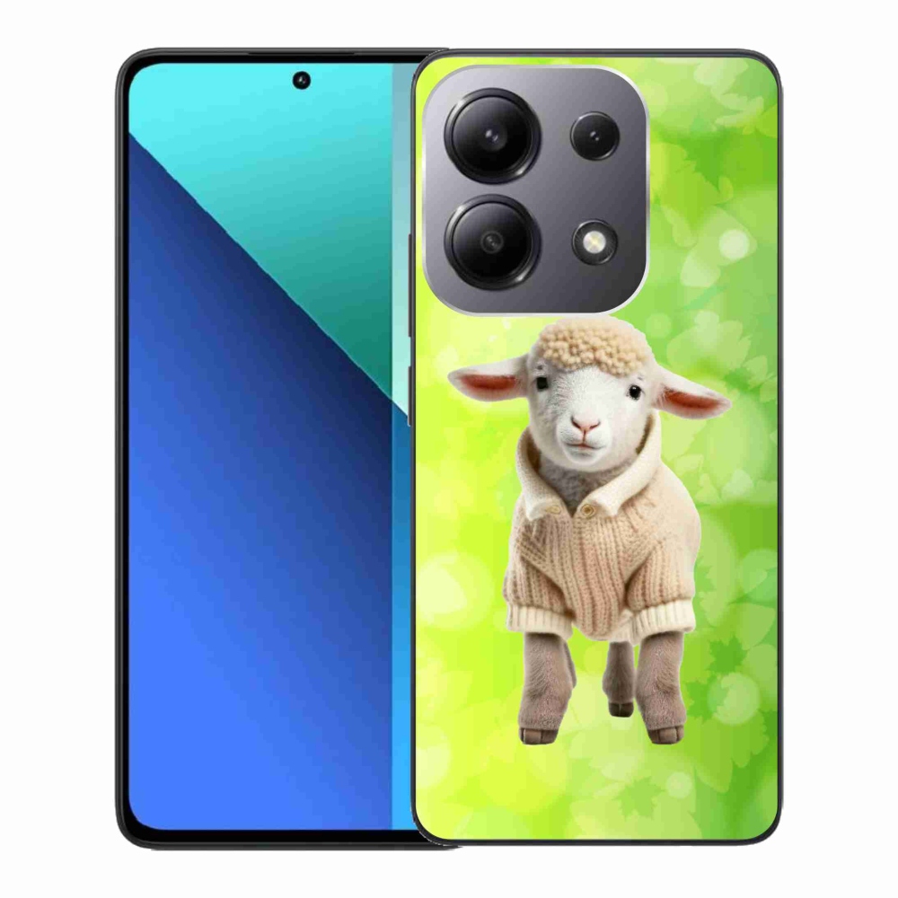 Gelový kryt mmCase na Xiaomi Redmi Note 13 - jehně ve svetru