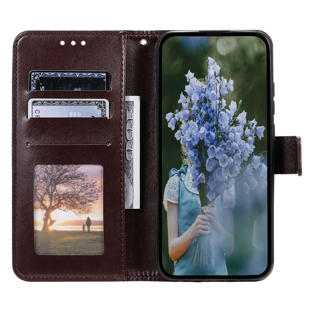 Mandala knížkové pouzdro na Samsung Galaxy A26 5G - hnědé