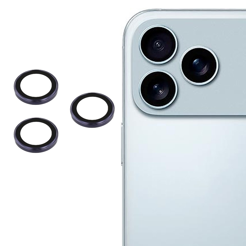 Ultra HD sklo čočky fotoaparátu na iPhone 17 Pro/17 Pro Max (samostatná skla) - tmavěfialové