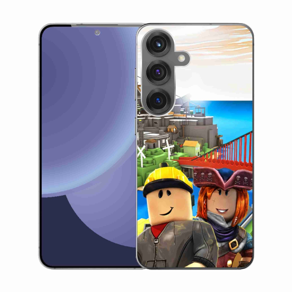 Gelový kryt mmCase na Samsung Galaxy S25 - roblox 1