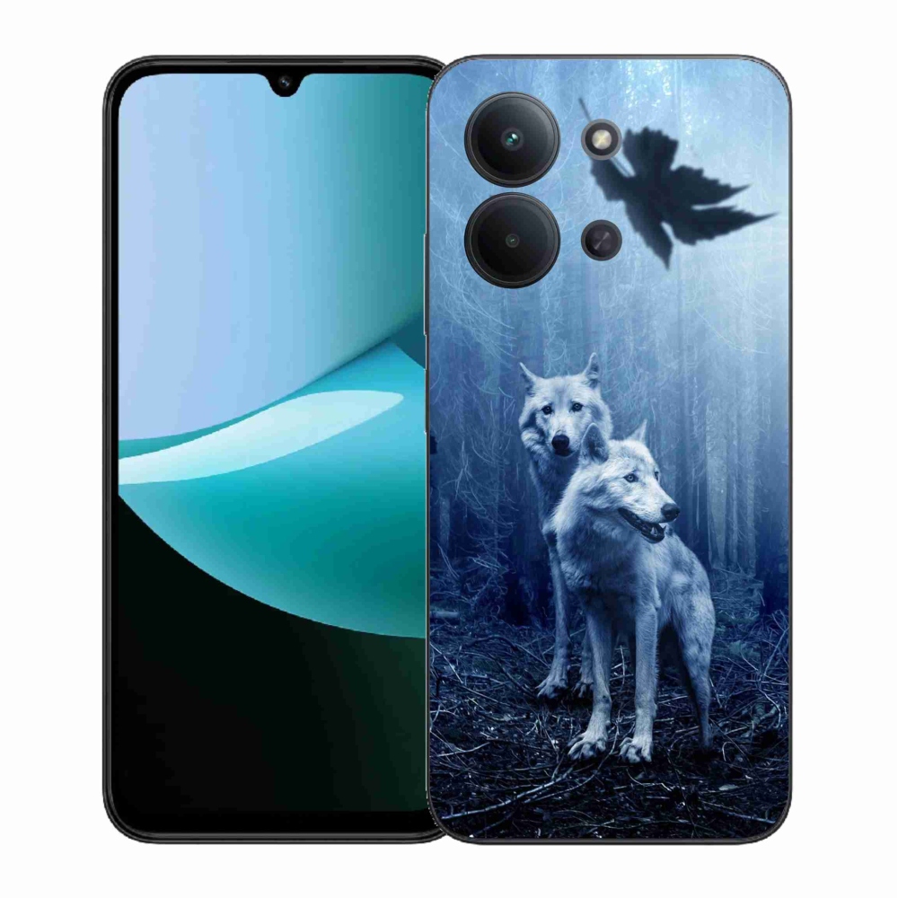Gelový kryt mmCase na Xiaomi Redmi 15C 4G (171mm)/Poco C85 4G (171mm) - vlci v lese