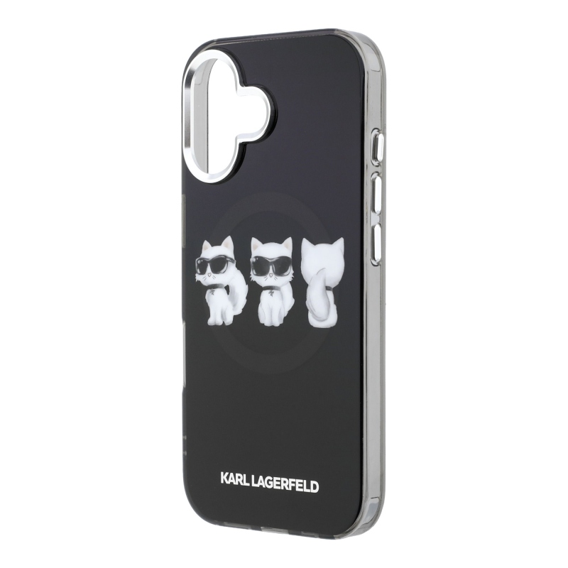 Karl Lagerfeld IML Choupette Trio Watercolor MagSafe Zadní Kryt pro iPhone 17