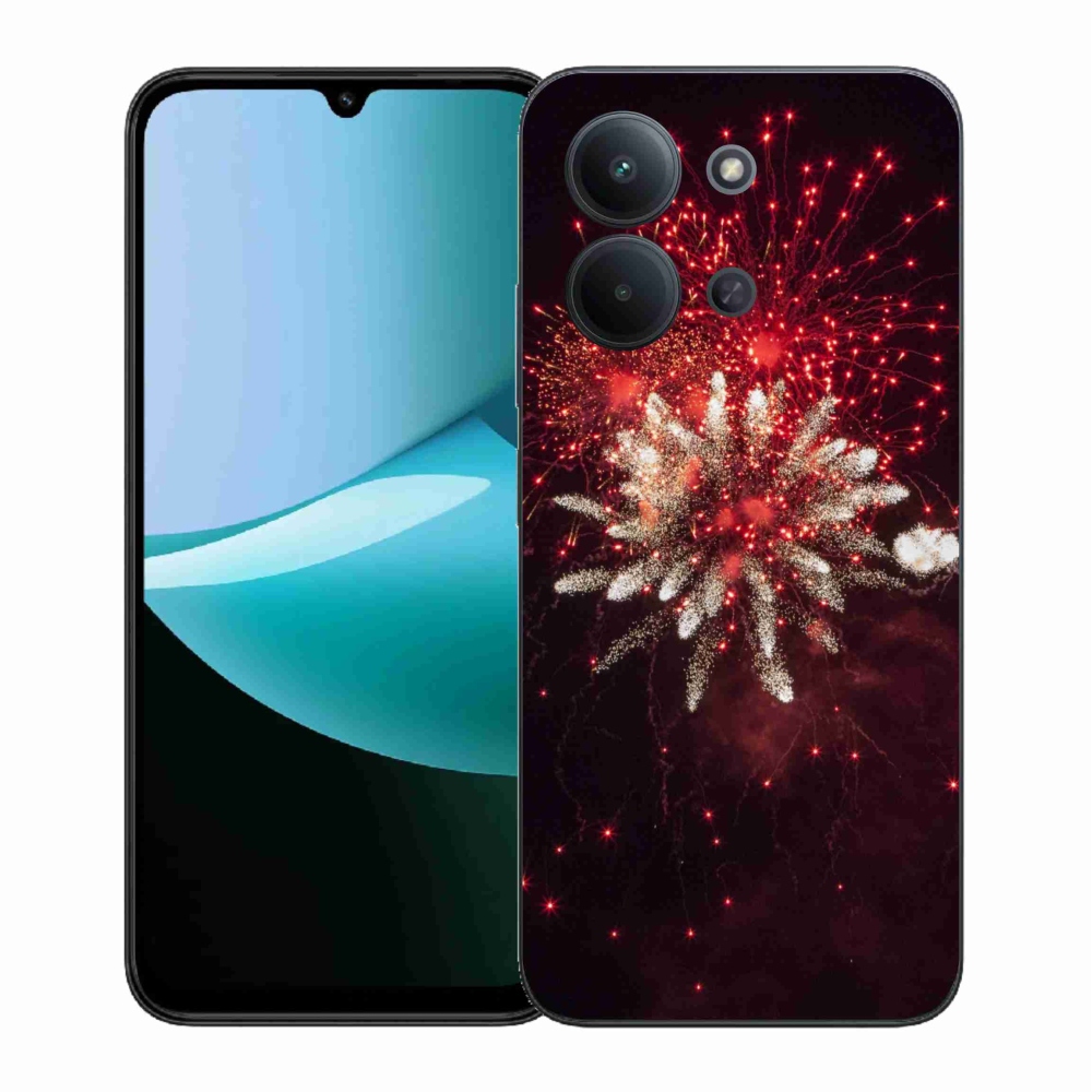 Gelový kryt mmCase na Xiaomi Redmi 15C 4G (171mm)/Poco C85 4G (171mm) - ohňostroj