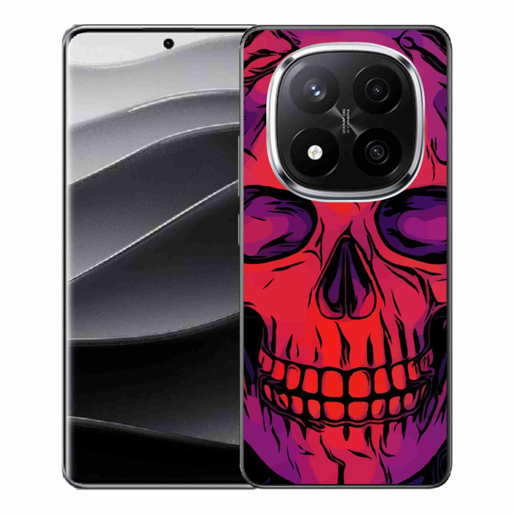 Gelový kryt mmCase na Xiaomi Redmi Note 14 Pro+ 5G - lebka