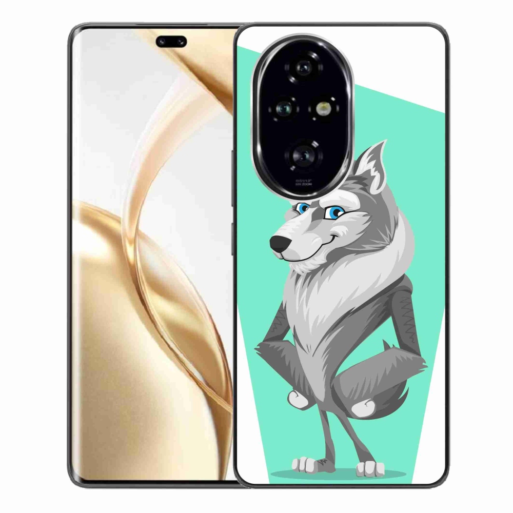 Gelový kryt mmCase na Honor 200 Pro 5G - kreslený vlk