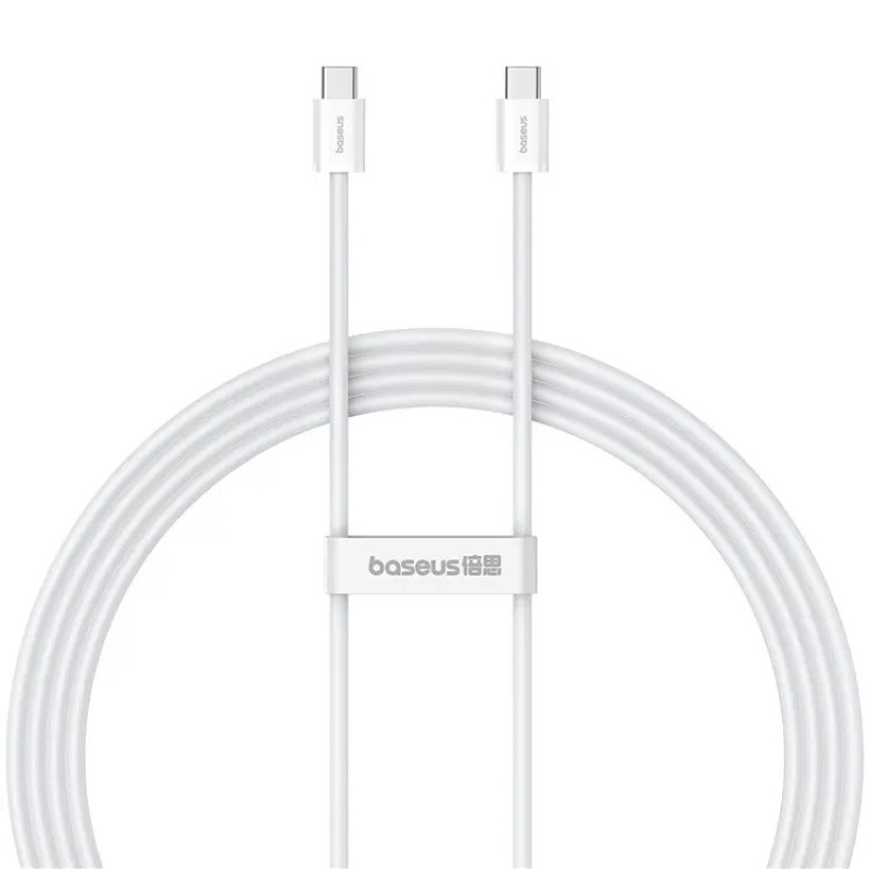 Baseus Superior Series 2 Fast Charging Datový Kabel USB-C - USB-C 30W 2m Moon White