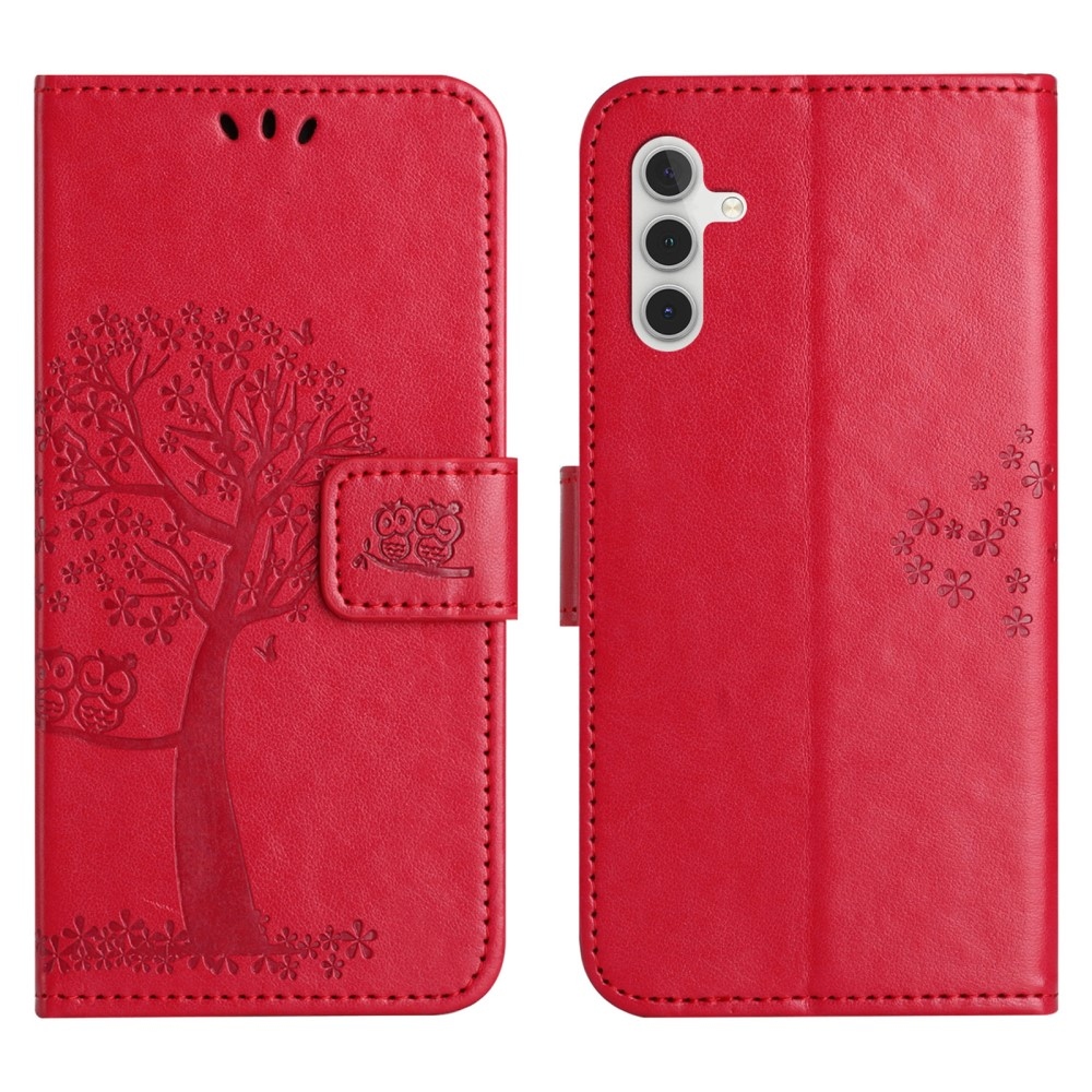 Tree knížkové pouzdro na Samsung Galaxy A36 5G/A56 5G - červené
