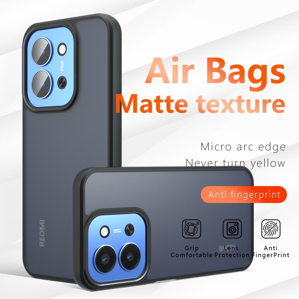 Case matný gelový obal s MagSafe na Xiaomi Redmi 15C 4G/5G (173mm) - černý