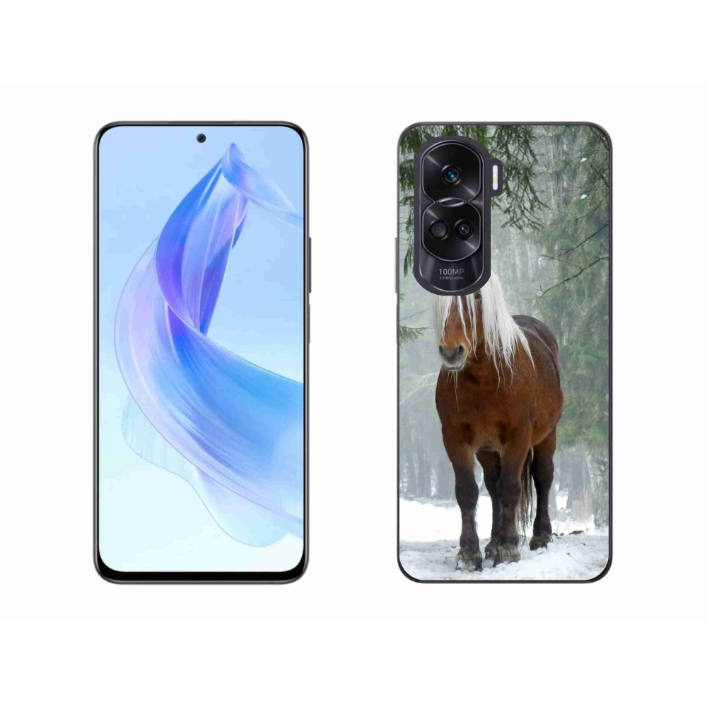 Gelový obal mmCase na Honor 90 Lite - kůň v lese