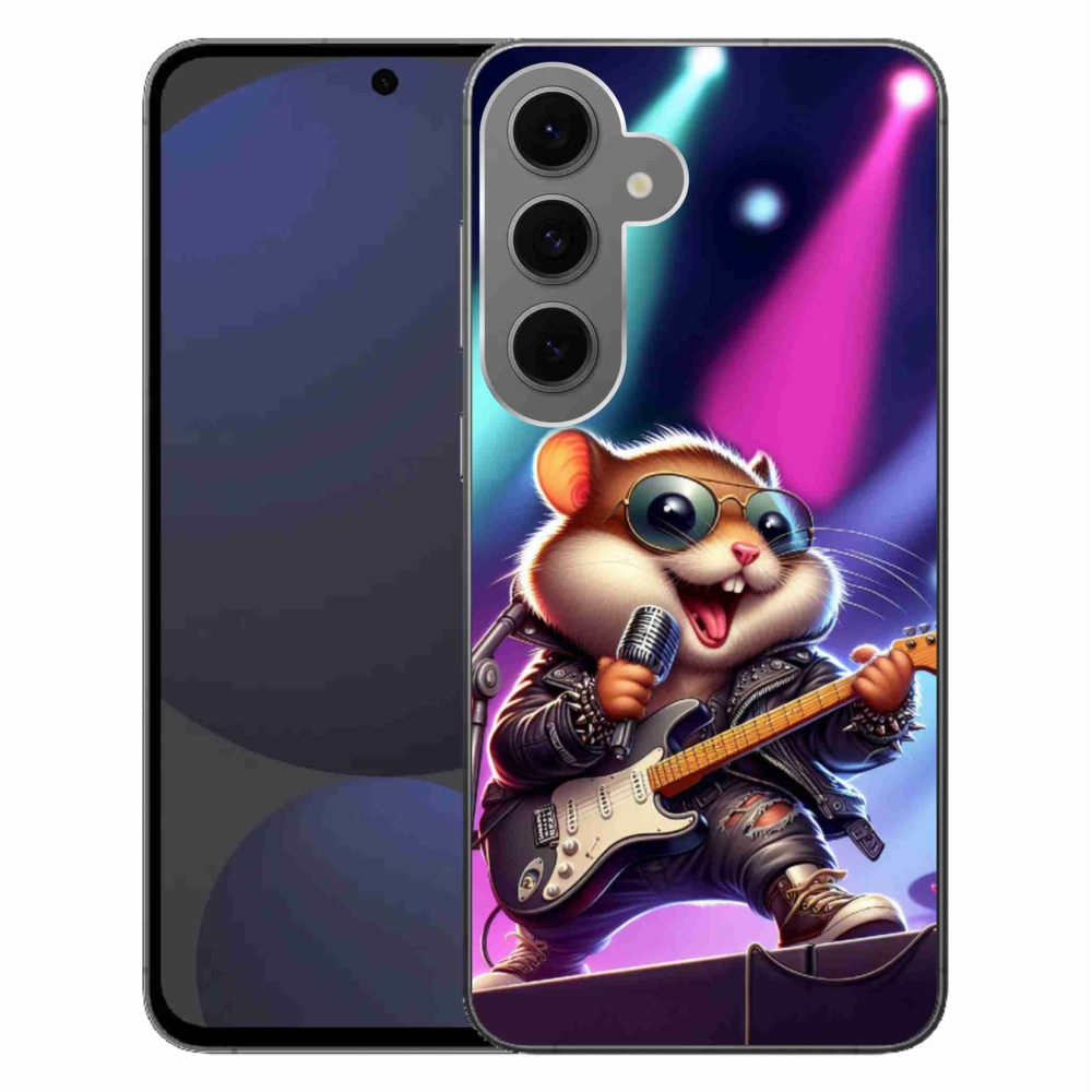 Gelový kryt mmCase na Samsung Galaxy S24 FE - křeček rocker