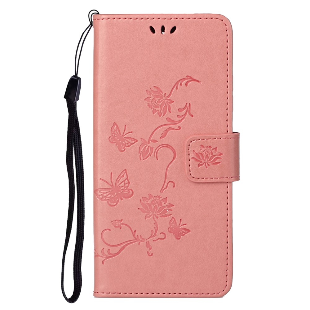 Flower knížkové pouzdro na Samsung Galaxy S24 Ultra - růžové