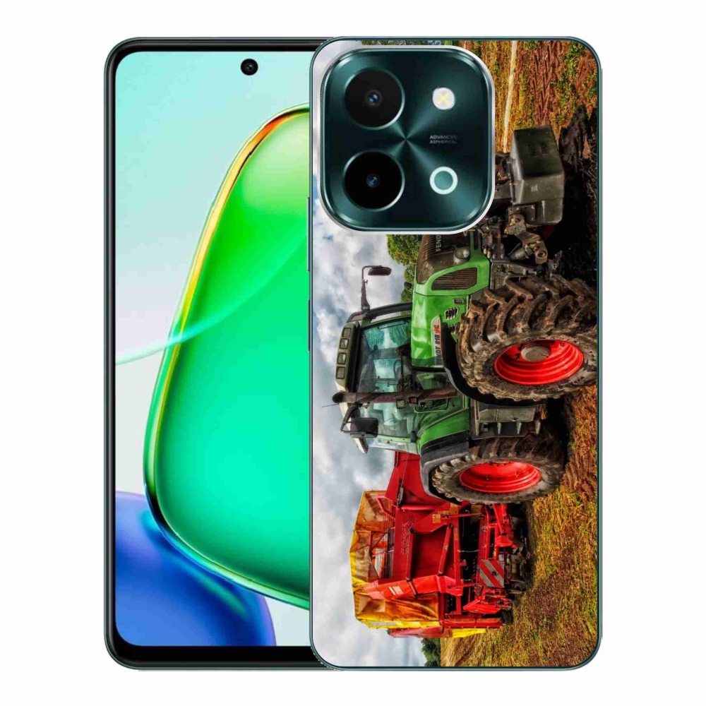 Gelový kryt mmCase na Vivo Y28 - traktor 4