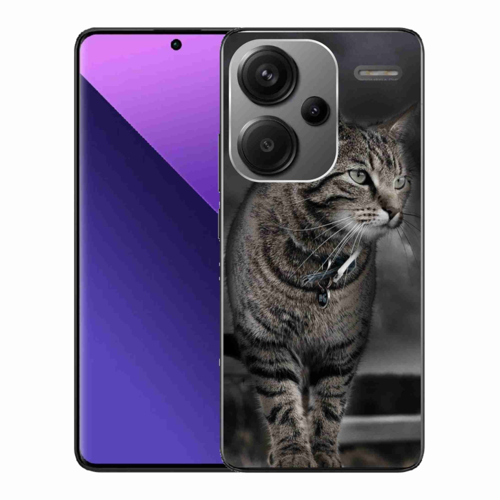 Gelový kryt mmCase na Xiaomi Redmi Note 13 Pro+ 5G - kočka