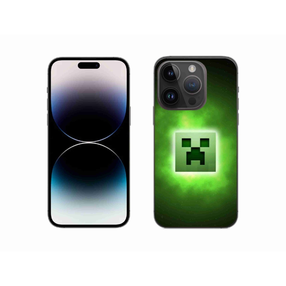 Gelový kryt mmCase na iPhone 14 Pro 6.1 - minecraft