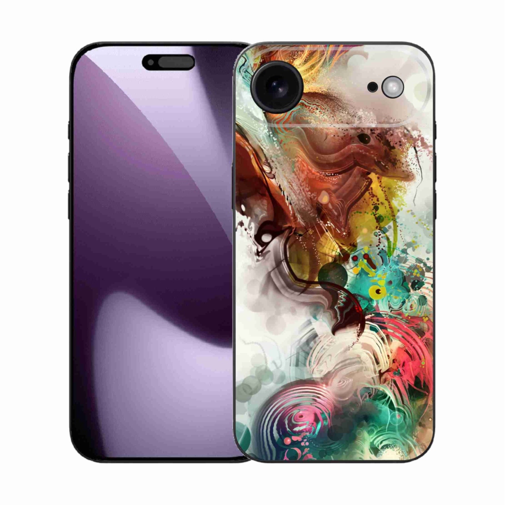 Gelový kryt mmCase na iPhone 17 Air - abstrakt 1